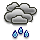 Cloudy Moderate rain